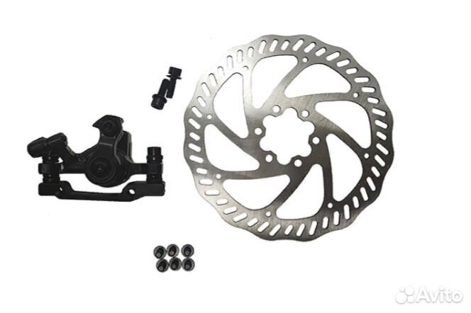 К-т диск тормоза rush (radius) (машинка+диск160+бо