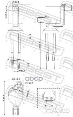 Катушка зажигания 21640001 Febest