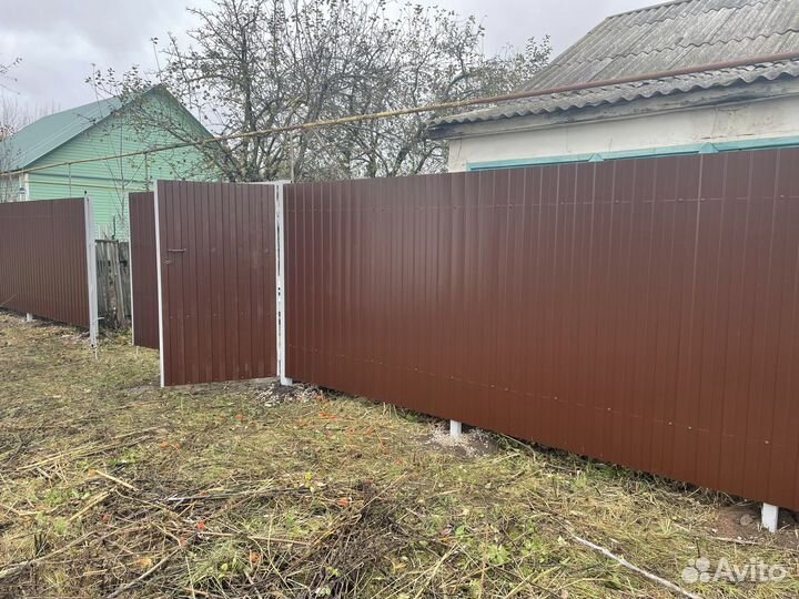 Монтаж заборов под ключ