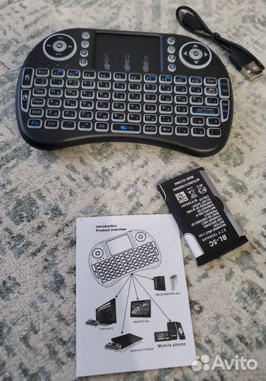 Беспроводная мини-клавиатура с аккумулятором