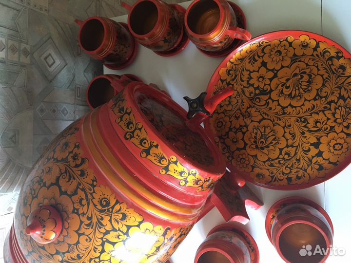 Пивной набор хохлома посуда