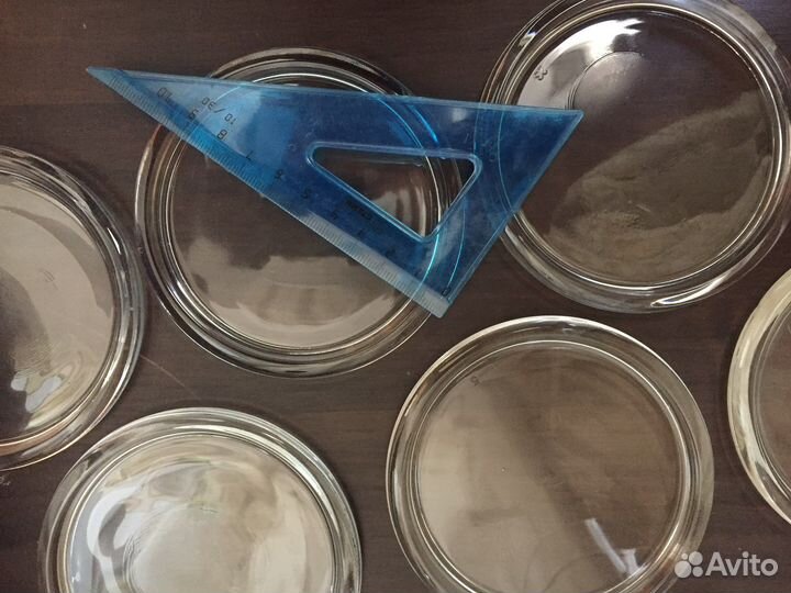 Подсвечники стекло 8 штук