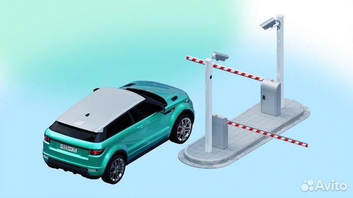 Платная парковка с распознаванием номеров авто