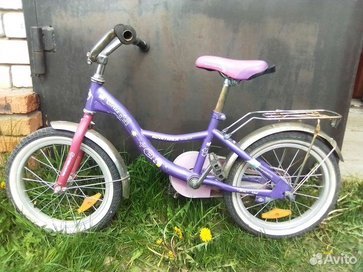 Детский велосипед для девочек 4-6 лет