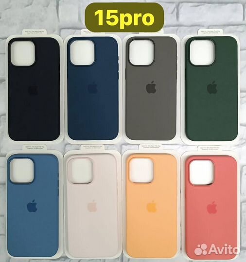 Чехол на iPhone 13/14/15 pro/pro max Silicone case