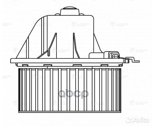 Э/вентилятор отоп. для а/м VW Transporter T4 (9