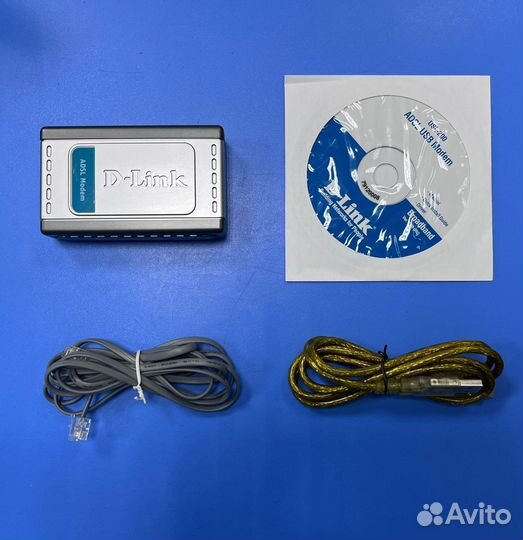 Модем adsl D-Link DSL-200 RU (+split) Anex A