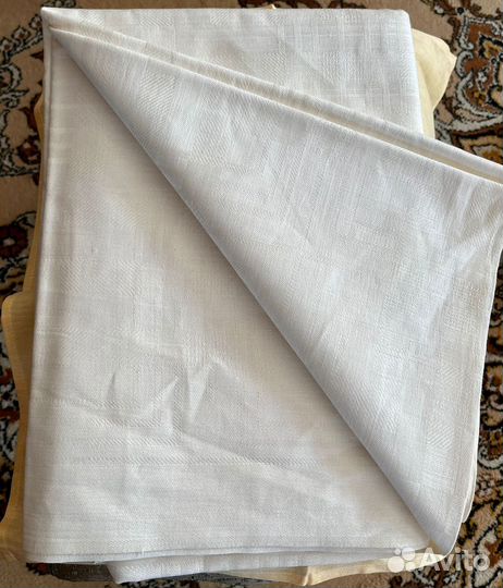 Скатерти льняные СССР, салфетки