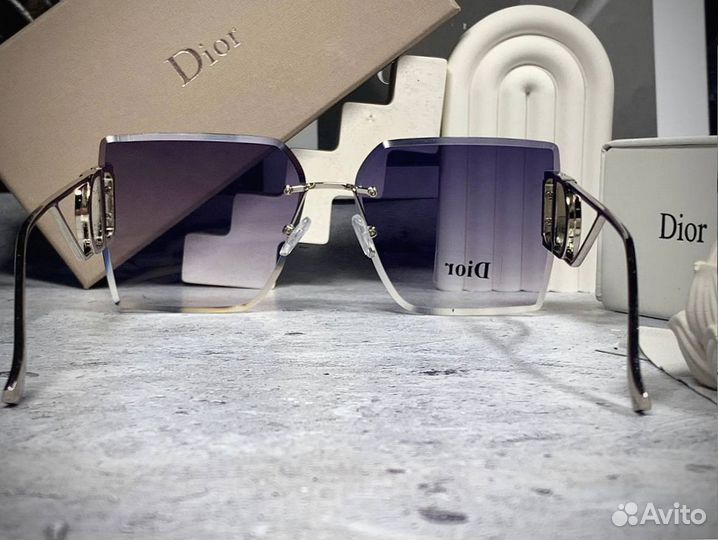 Очки Dior фиолетовые женские