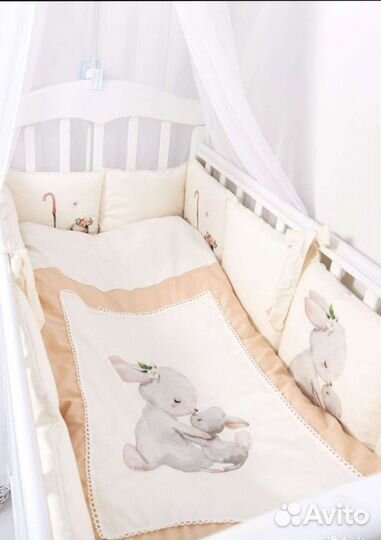 Бортики и подушка для малыша Топотушки