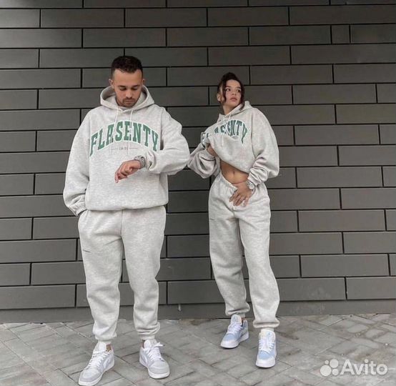 Парные, теплые спортивные костюмы на флисе