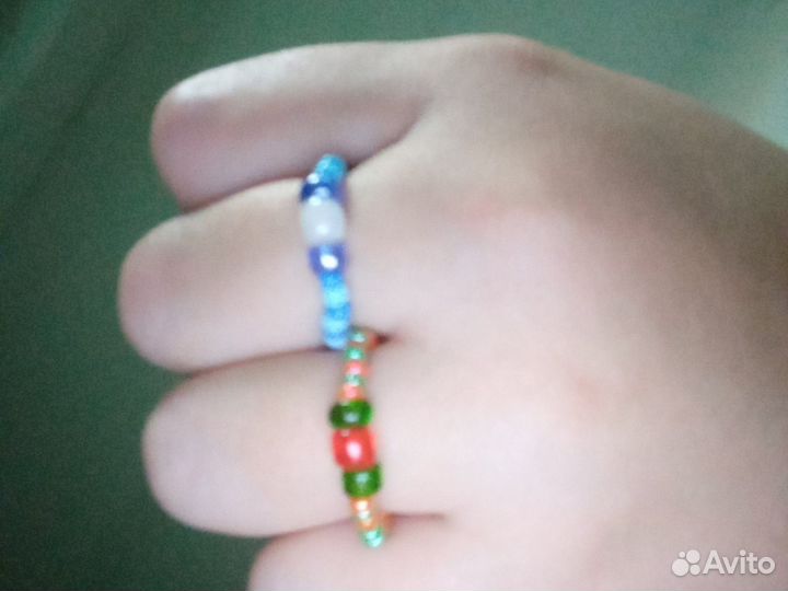 Кольца из бисера