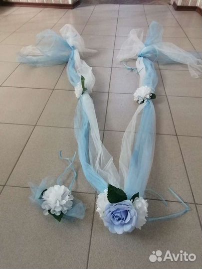 Кольца свадебные на машину