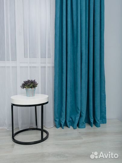 Новые шторы из велюр-канваса 250 на 260