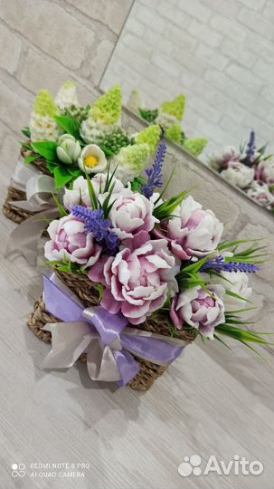 Букет из мыла