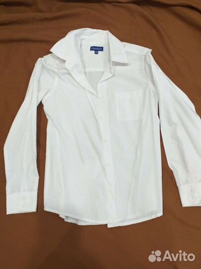 Рубашка на мальчика в школу размер 128