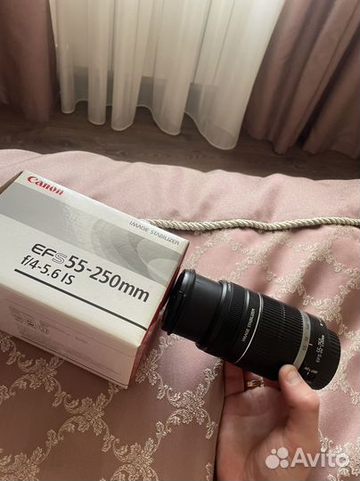Объектив canon ef s 55 250mm