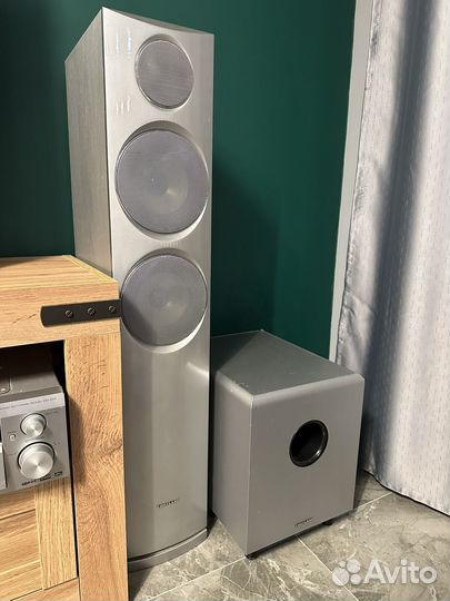Комплект ресивер Pioneer+ 5 колонок + сабвуфер