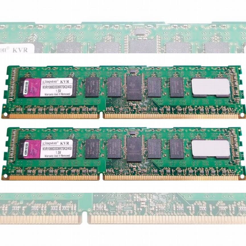 [KVR1066D3D8R7SK2/4GI] Оперативная Память Kingston Kvr1066d3d8r7sk2/4gi