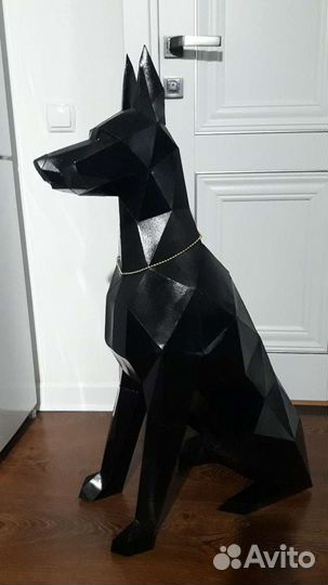 Доберман. Пепакура. Для интерьера. Любых цветов