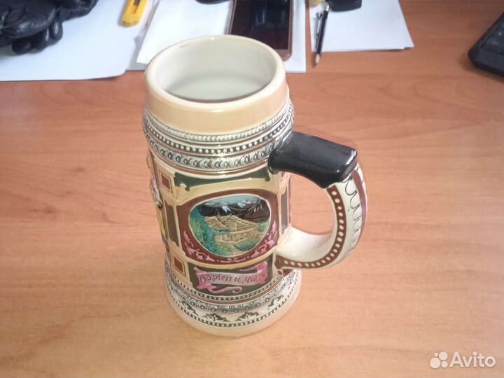 Кружка пивная керамическая