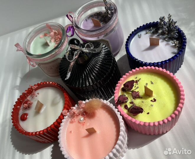 Ароматические свечи интерьерные