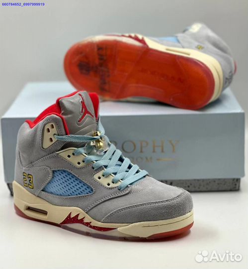 Кроссовки Trophy Room x Air Jordan 5 (Арт.95754)