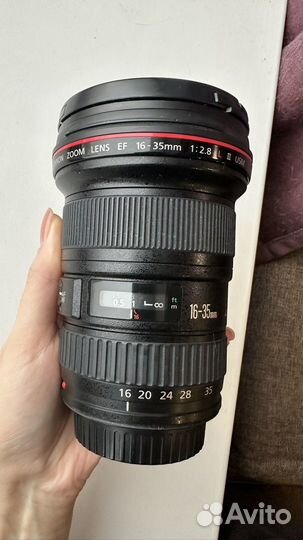 Объектив canon 16-35mm f 2.8 II