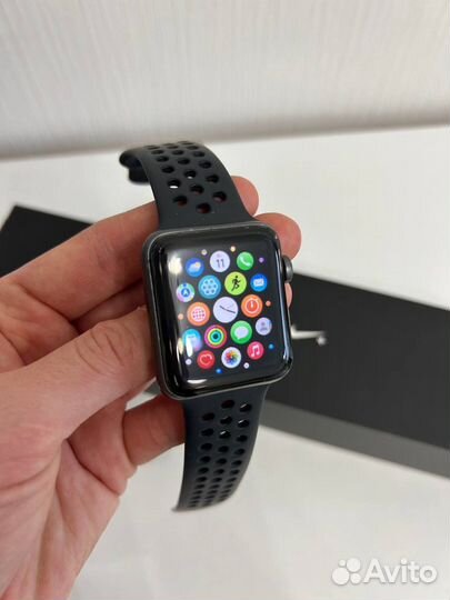 Часы apple watch 3 42mm nike