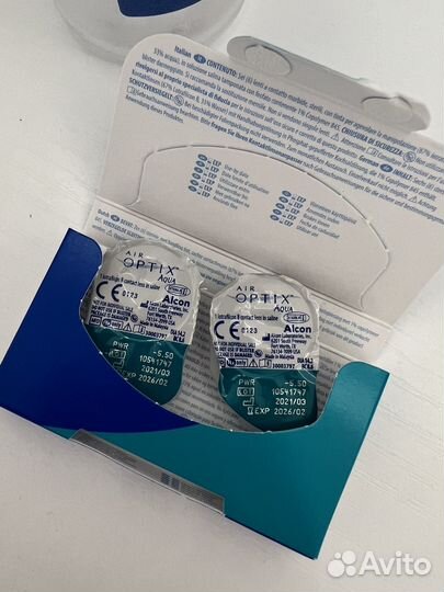Линзы контактные air optix