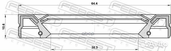 Сальник привода dodge journey, chrysler pacific