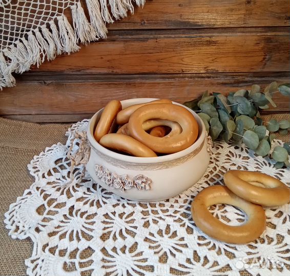 Сухарница конфетница декупаж