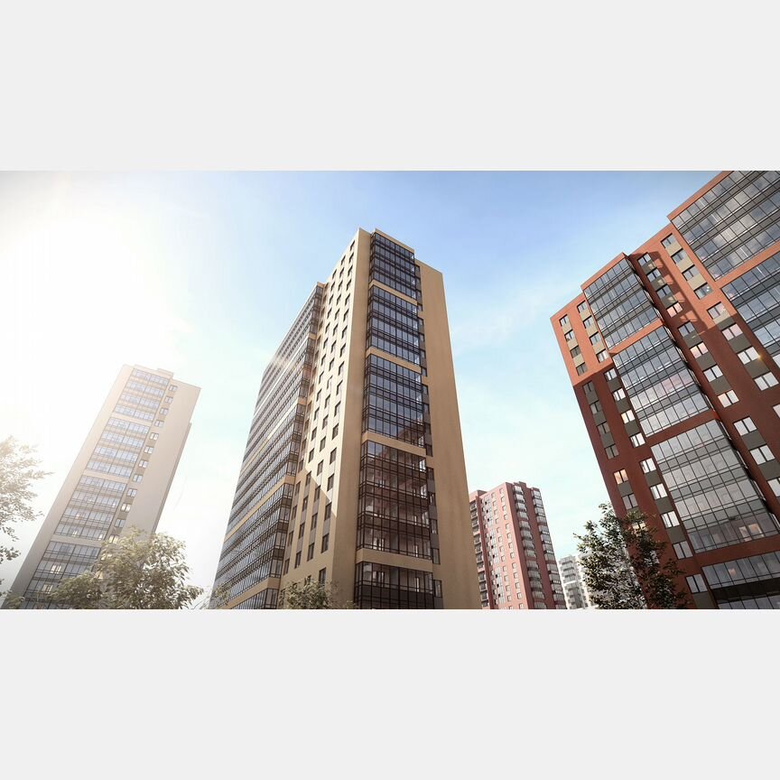 1-к. квартира, 33,4 м², 16/21 эт.