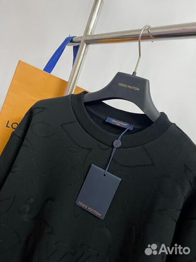 Свитшот однотонный мужской Louis Vuitton