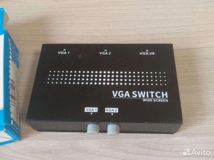 Vga switch и 2 vga кабеля