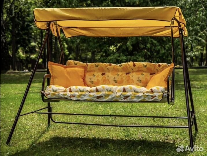 Садовые качели 3 х местные Белорусские