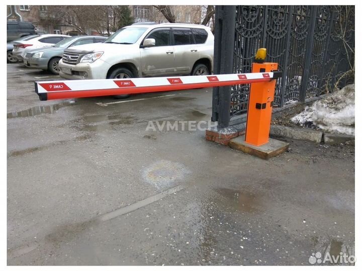 Шлагбаум под ключ