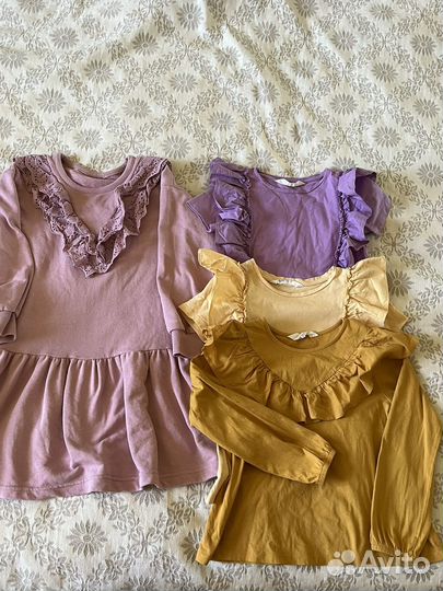 Вещи пакетом для девочки H&M 122