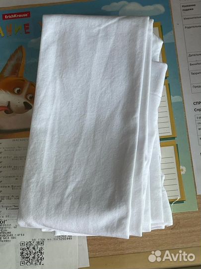 Белые плотные колготки в школу