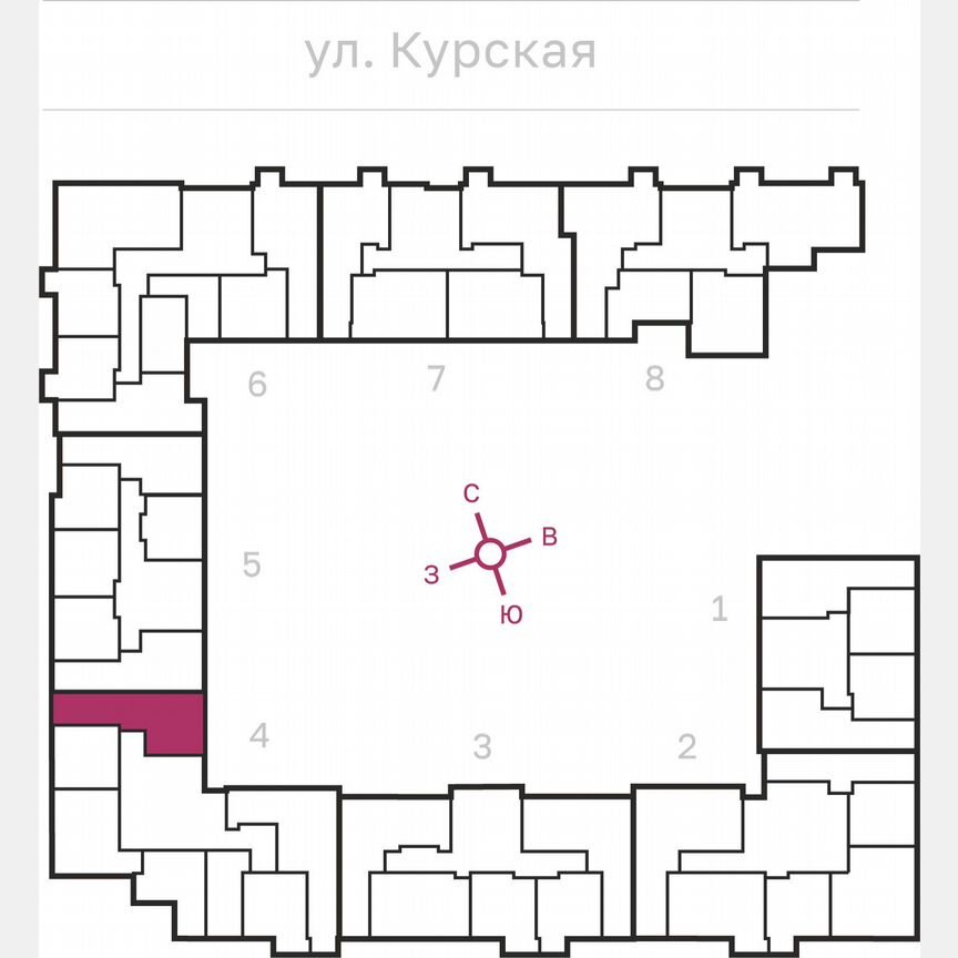 2-к. квартира, 61,5 м², 7/10 эт.