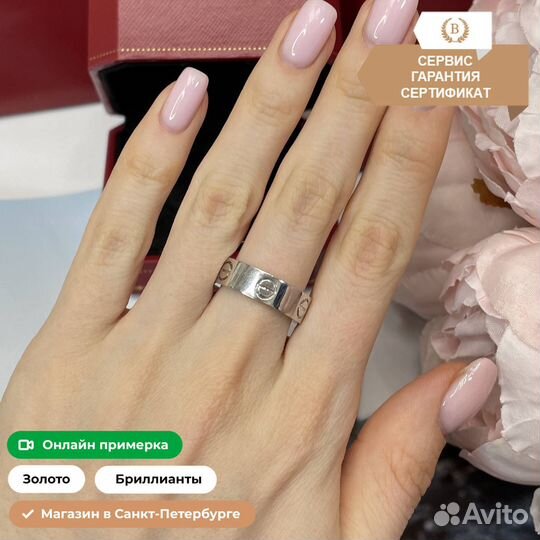 Золотое кольцо Cartier Love