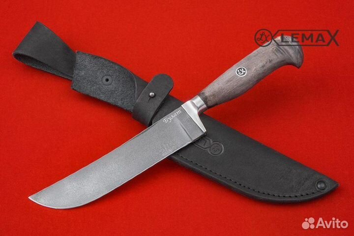 Кованный Узбекский нож Пчак из булатной стали