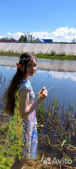 Косплей Эльфийки Аниме наряд реквизит для фотосесс