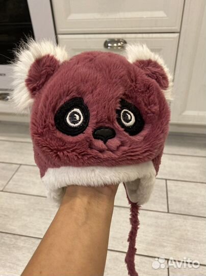 Красивая мягкая зимняя шапка до года