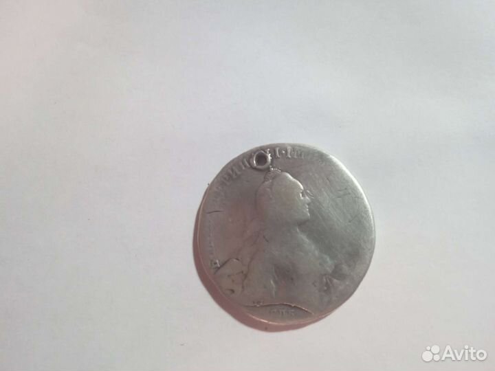 Царский рубль 1771 года серебро оригинал