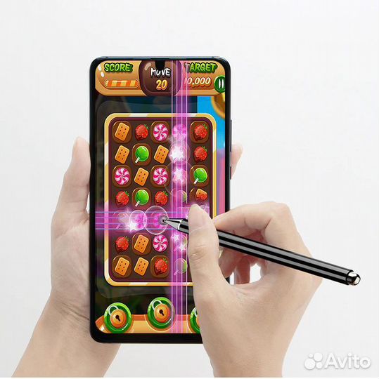 Стилус для сенсорных экранов Орбита OT-SMH23 Сереб