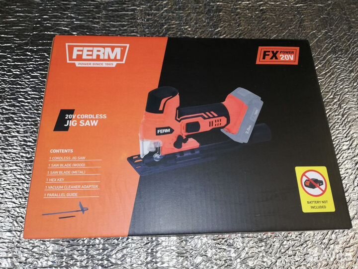 Аккумуляторный лобзик ferm FX Power JSM1040