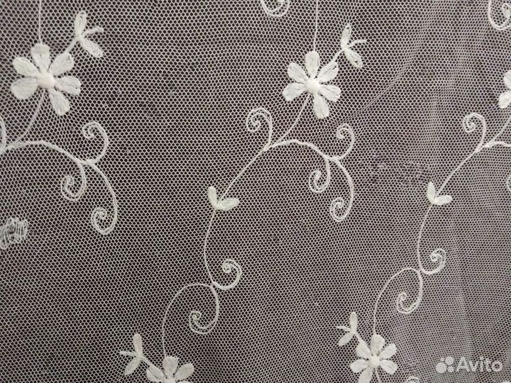 Ретро Натураль. Тюль для окошка