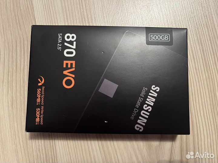 SSD Samsung 870 EVO 500 гб SATA MZ-77E500BW