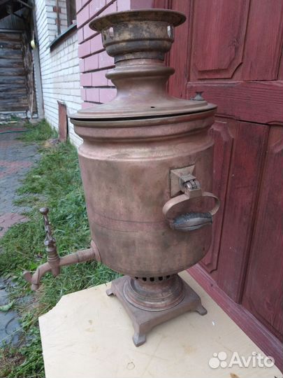Самовар угольный старинный